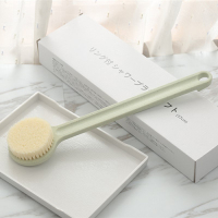 正宗日本洗澡刷搓澡神器洗澡神器软毛长柄沐浴刷子搓背刷浴刷|麦绿色