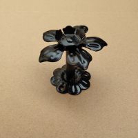 服装店挂钩 壁挂衣服点挂墙上挂衣钩上墙正挂单钩衣服展示架货架|黑色菊花10个