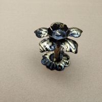 服装店挂钩 壁挂衣服点挂墙上挂衣钩上墙正挂单钩衣服展示架货架|古铜色菊花10个