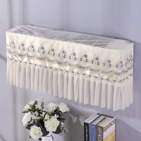 美的1.5p匹格力奥克斯空调罩挂机防尘罩开机不取挂|半夏时光-蓝色 [全包款]开机取下1.5-2P(长94cm内)两件元