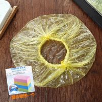 一次性浴帽女防水洗澡成人家用加厚帽子焗油染发厨房防油烟头套|常规款-黄色300只/3包送搓澡海绵