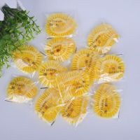 一次性浴帽女防水洗澡成人家用加厚帽子焗油染发厨房防油烟头套|44cm包装-加厚款黄色100只