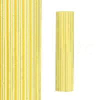 6个装对折胶棉拖把头替换吸水窄扣通用海绵拖布头吸附除尘墩布头|新款高密度(细纹黄色) 6个装