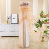 空调套防尘罩圆形立式圆柱柜机罩格力美的奥克斯海尔家用盖布紫色|褐色香格里拉咖 格力i尊/i畅/i享/静享