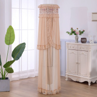 空调套防尘罩圆形立式圆柱柜机罩格力美的奥克斯海尔家用盖布紫色|深棕色出水芙蓉咖 美的制冷王/尊行/舒适星