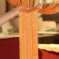 银丝线帘加密家用客厅卧室装饰门帘窗帘隔断屏风婚庆道具流苏帘子