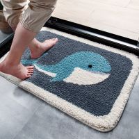 卡通簇绒地垫门垫门口家用入户门脚垫浴室卫生间吸水防滑垫子
