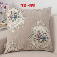 欧式抱枕套靠垫套床头客厅大号靠背套含芯汽车沙发布艺靠枕套定做