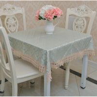欧式桌布正方形布艺四方八仙桌桌布ins家用中式餐桌布小方桌台布