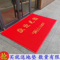 大门口进门地垫欢迎光临门垫丝圈防滑垫家用地毯出入平安脚垫定制