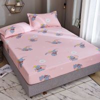 纯棉活性床笠床套席梦思床垫保护套床笠三件套