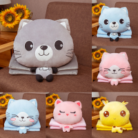 抱枕被子两用汽车内抱枕女生可爱办公室午睡神器靠垫学生宿舍必备