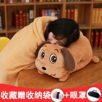 睡觉抱枕被子两用公仔可爱女生暖手抱枕捂手冬季午睡空调毯靠垫被