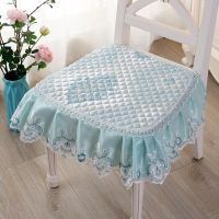 餐桌椅板凳垫子四季透气通用餐椅垫坐垫椅子垫子带绑带夹棉防滑饭