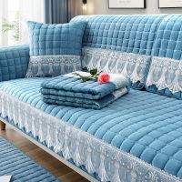 毛绒沙发垫冬天防滑通用垫子坐垫加厚北欧皮木沙发全包万能套罩巾