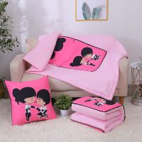 抱枕被子两用午休被办公室午睡枕头沙发靠垫被床头靠枕汽车空调被