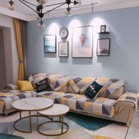 简约现代沙发垫套罩子四季通用全棉布艺靠背巾家用防滑全包盖坐垫