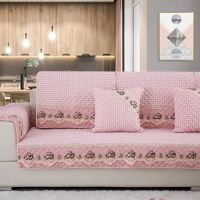 四季通用沙发垫防滑坐垫布艺沙发套罩巾现代简约客厅组合全包全盖