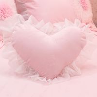 韩式女王床头大靠背爱心靠垫榻榻米抱枕心形枕汽车抱枕腰垫靠背