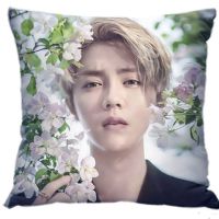 鹿晗抱枕来图定制靠垫订做创意生日礼物学生午睡靠垫套定做印照片