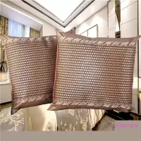 夏天藤席双面靠垫套夏季抱枕套冰藤靠背套沙发凉席靠背套靠枕套包