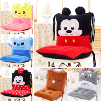 卡通连体坐垫靠垫背一体办公室椅垫加厚学生座垫餐椅凳子屁股垫子