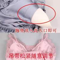 带胸垫夏季冰丝睡袍女性感春秋睡裙吊带薄款家居服浴袍韩版两件套