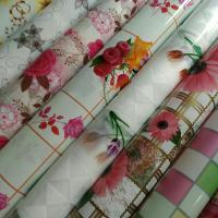 塑料桌布印花防水防烫厨房台面幼儿园台布衣柜抽屉鞋柜垫可做围墙