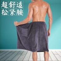 多功能男浴巾超舒适性感可穿浴巾 浴袍 吸水不掉毛男士大毛巾
