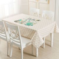 定制北欧风格桌布长方形餐桌布现代简约台布印花布艺客厅桌布盖布