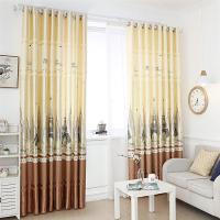 窗帘成品飘窗短帘遮光 客厅卧室阳台平面窗 特价宿舍遮阳印花半帘