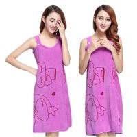 春夏可穿浴巾女成人吊带浴裙性感可爱比起纯棉柔软吸水抹胸大浴巾