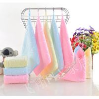 小毛巾儿童小毛巾压花吸水小方巾幼儿园宝宝洗脸面巾多种规格