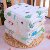 婴儿浴巾纯棉新生儿宝宝洗澡巾初生儿柔软吸水纱布童被浴巾