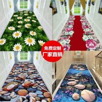 可裁剪门厅玄关垫欧式过道楼梯地毯防滑垫满铺宾馆走廊地毯可订制