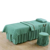 不起球不缩水不掉色】美容床罩四件套美体按摩床套足浴床罩可定做