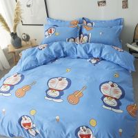 ins网红款床上四件套卡通单人被套1.5双人床单男女学生宿舍三件套