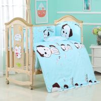 全棉婴儿床围儿童床围五件套六件套可拆洗婴儿床品