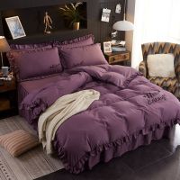 公主风床裙款四件套床罩式韩版床上用品少女心花边被套仿全棉纯棉