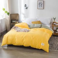 单件全棉被套纯棉被罩斜纹双面棉纯色单人1.6双人2.0