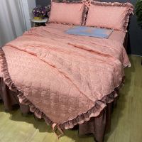 夏凉被空调被四件套床裙款磨毛亲肤柔软床上用品夏季薄被子可机洗