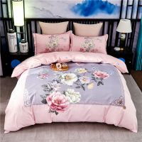 纯棉四件套加厚全棉棉布被罩被套床单秋冬四季床上用品