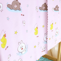 宿舍床帘遮光上铺下铺大学生蚊帐女寝室加厚透气帘子床幔床围窗帘