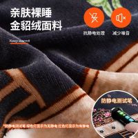 加厚珊瑚绒四件套双面绒保暖牛奶金貂绒被套床单冬季法兰绒四件套