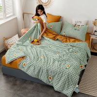 水洗棉印花夏凉被空调被亲肤夏被双人春秋被芯单人学生夏季薄被子