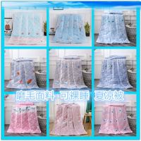 夏被刺绣春秋被 纯棉花填充单双人被子空调被芯 可机洗夏凉被薄被