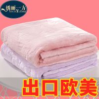 夏季毛毯儿童薄款幼儿园单人午睡毯办公室午休小毯子珊瑚绒空调毯