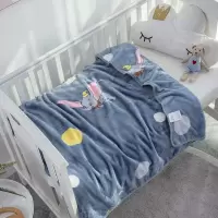 儿童婴儿毛毯加厚小毛毯午睡毯加厚宝宝盖毯云毯新生儿珊瑚绒毯子