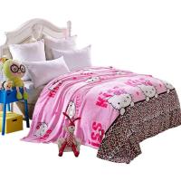 冬季冲量速暖超柔毛毯法兰绒小毯子加厚床单双人学生宿舍1.51.8床