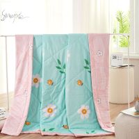 全棉夏被空调被可水洗纯棉夏凉被夏天薄被子夏季被芯